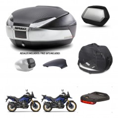 SHAD SH35 PREMIUM suitcases + mounting bracket SH48 trunk backrest cover accessories KIT-475817