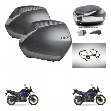 SHAD Baul SH48 tapa respaldo + soporte montaje maletas SH36 accesorios KIT-475820