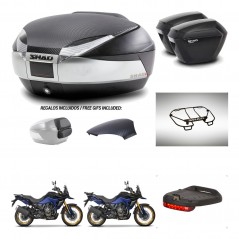 SHAD Suitcases sh23 + mounting bracket trunk SH48 backrest cover accessories KIT-475828