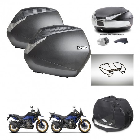 SHAD Baul SH48 tapa respaldo + soporte montaje maletas SH36 accesorios KIT-475832