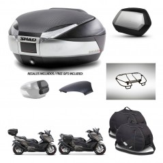 SHAD SH35 PREMIUM suitcases + mounting bracket SH48 trunk backrest cover accessories KIT-475920