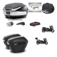 SHAD Maletas sh23 + soporte montaje baul SH48 tapa respaldo accesorios KIT-475936