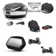 SHAD Maletas SH35 PREMIUM + soporte montaje baul SH48 tapa respaldo accesorios KIT-475938