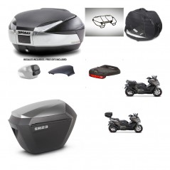 SHAD Maletas sh23 alu + soporte montaje baul SH48 tapa respaldo accesorios KIT-475939