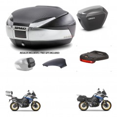 SHAD Maletas sh23 alu + soporte montaje baul SH48 tapa respaldo accesorios KIT-475951