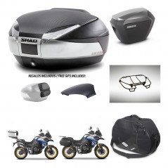 SHAD Maletas sh23 alu + soporte montaje baul SH48 tapa respaldo accesorios KIT-475981