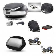 SHAD Maletas SH35 PREMIUM + soporte montaje baul SH48 tapa respaldo accesorios KIT-475986