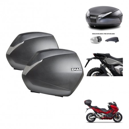 SHAD Trunk SH48 backrest cover + mounting bracket SH36 suitcases 49 L KIT-475988