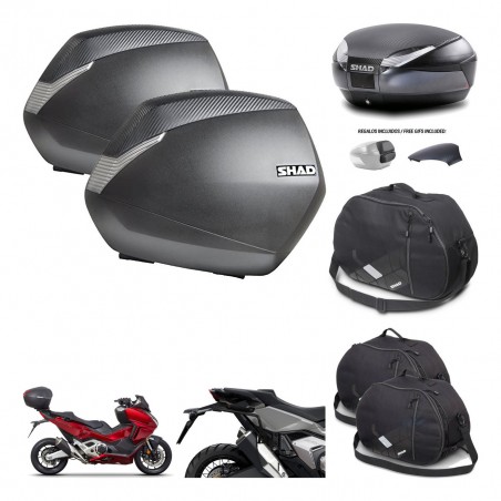 SHAD Trunk SH48 backrest cover + mounting bracket SH36 suitcases accessories 49 L KIT-476001