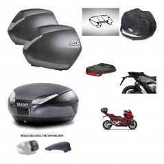 SHAD Trunk SH48 backrest cover + mounting bracket SH36 suitcases accessories 49 L KIT-476030