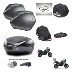 SHAD Baul SH48 tapa respaldo + soporte montaje maletas SH36 accesorios 49 L KIT-476079