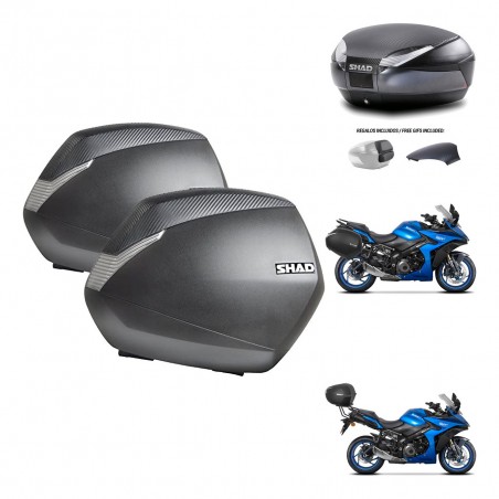 SHAD Baul SH48 tapa respaldo + soporte montaje maletas SH36 49 L KIT-476132