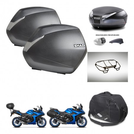 SHAD Trunk SH48 backrest cover + mounting bracket SH36 suitcases accessories 49 L KIT-476168