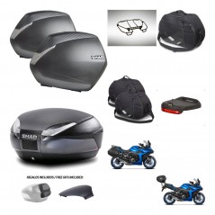 SHAD Baul SH48 tapa respaldo + soporte montaje maletas SH36 accesorios 49 L KIT-476175