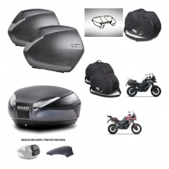 SHAD Baul SH48 tapa respaldo + soporte montaje maletas SH36 accesorios 49 L KIT-476217