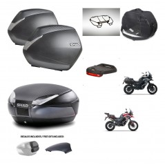 SHAD Baul SH48 tapa respaldo + soporte montaje maletas SH36 accesorios 49 L KIT-476222