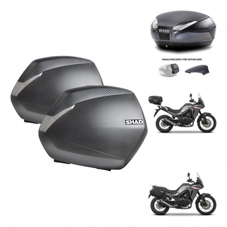 SHAD Trunk SH48 backrest cover + mounting bracket SH36 suitcases 49 L KIT-476228