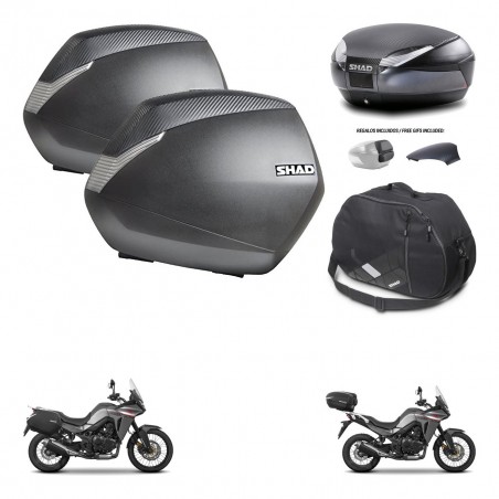 SHAD Trunk SH48 backrest cover + mounting bracket SH36 suitcases accessories 49 L KIT-476240