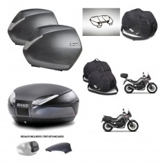 SHAD Baul SH48 tapa respaldo + soporte montaje maletas SH36 accesorios 49 L KIT-476265