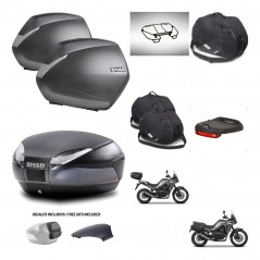 SHAD Baul SH48 tapa respaldo + soporte montaje maletas SH36 accesorios 49 L KIT-476271