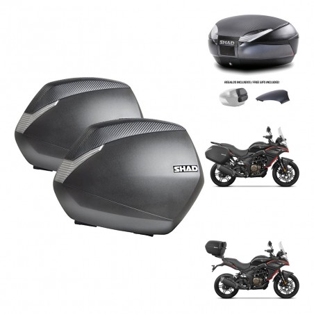 SHAD Trunk SH48 backrest cover + mounting bracket SH36 suitcases 49 L KIT-476276