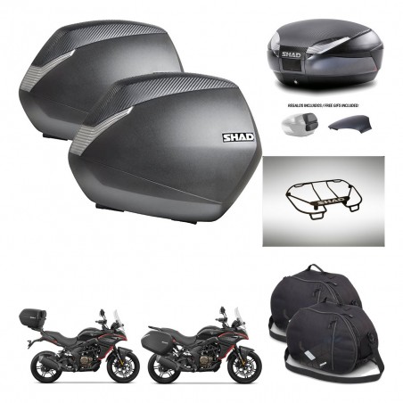 SHAD Trunk SH48 backrest cover + mounting bracket SH36 suitcases accessories 49 L KIT-476301