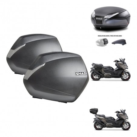 SHAD Trunk SH48 backrest cover + mounting bracket SH36 suitcases 49 L KIT-476420