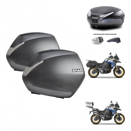 SHAD Baul SH48 tapa respaldo + soporte montaje maletas SH36 49 L KIT-476468