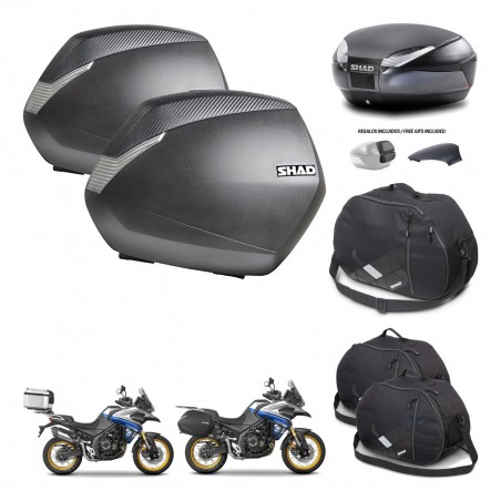 SHAD Trunk SH48 backrest cover + mounting bracket SH36 suitcases accessories 49 L KIT-476481