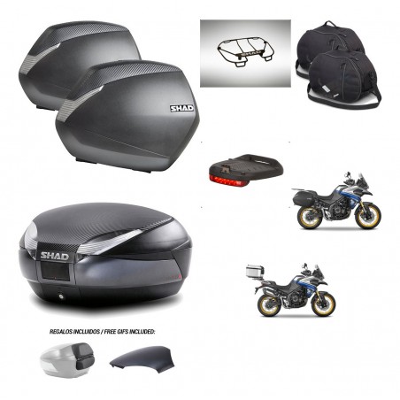 SHAD Trunk SH48 backrest cover + mounting bracket SH36 suitcases accessories 49 L KIT-476499