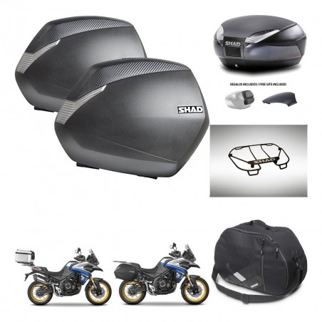 SHAD Trunk SH48 backrest cover + mounting bracket SH36 suitcases accessories 49 L KIT-476504