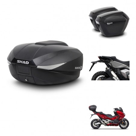 SHAD Maletas sh23 + soporte montaje baul SH58 KIT-476518