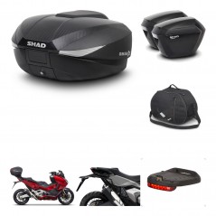 SHAD Maletas sh23 + soporte montaje baul SH58 accesorios KIT-476536