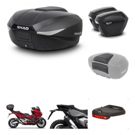 SHAD Maletas sh23 + soporte montaje baul SH58 accesorios KIT-476548