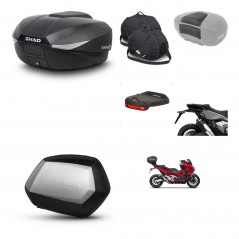SHAD SH35 PREMIUM suitcases + mounting bracket SH58 trunk accessories KIT-476550