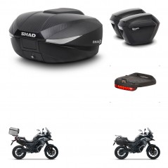 SHAD Maletas sh23 + soporte montaje baul SH58 accesorios KIT-476572