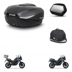 SHAD Maletas SH35 PREMIUM + soporte montaje baul SH58 accesorios KIT-476579
