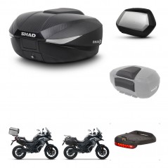 SHAD Maletas SH35 PREMIUM + soporte montaje baul SH58 accesorios KIT-476597