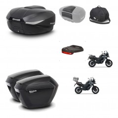 SHAD Maletas sh23 + soporte montaje baul SH58 accesorios KIT-476608
