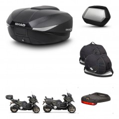 SHAD Maletas SH35 PREMIUM + soporte montaje baul SH58 accesorios KIT-476622