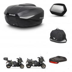 SHAD Maletas SH35 PREMIUM + soporte montaje baul SH58 accesorios KIT-476633