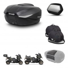SHAD SH35 PREMIUM suitcases + mounting bracket SH58 trunk accessories KIT-476640