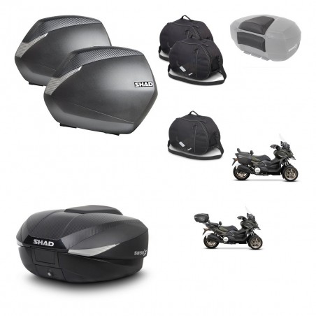 SHAD SH58 trunk + mounting bracket SH36 suitcases accessories KIT-476649