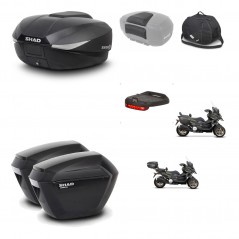 SHAD SH23 suitcases + mounting bracket SH58 trunk accessories KIT-476656