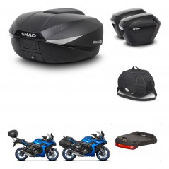 SHAD Maletas sh23 + soporte montaje baul SH58 accesorios KIT-476680