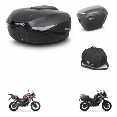 SHAD Maletas sh23 alu + soporte montaje baul SH58 accesorios KIT-476725