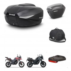 SHAD Maletas sh23 alu + soporte montaje baul SH58 accesorios KIT-476731