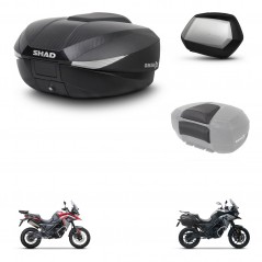 SHAD Maletas SH35 PREMIUM + soporte montaje baul SH58 accesorios KIT-476735