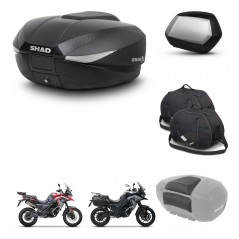 SHAD SH35 PREMIUM suitcases + mounting bracket SH58 trunk accessories KIT-476736