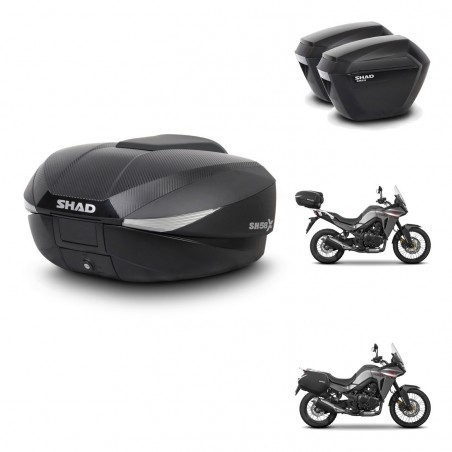 SHAD Maletas sh23 + soporte montaje baul SH58 KIT-476758